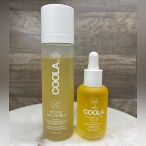 COOLA Sunscreen Firming Face Oil & Firming Body Oil Mist SPF 30 Duo Set